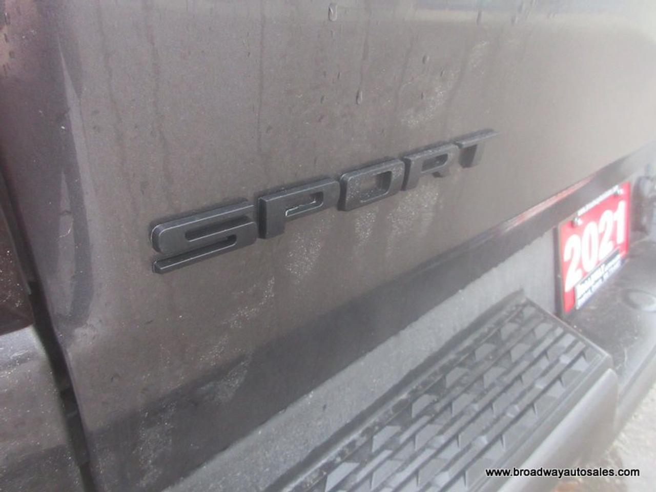 2021 RAM 1500 LOADED SPORT-EDITION 5 PASSENGER 5.7L - HEMI.. 4X4.. CREW-CAB.. SHORTY.. HEATED SEATS & WHEEL.. POWER SUNROOF & PEDALS.. BACK-UP CAMERA.. Photo