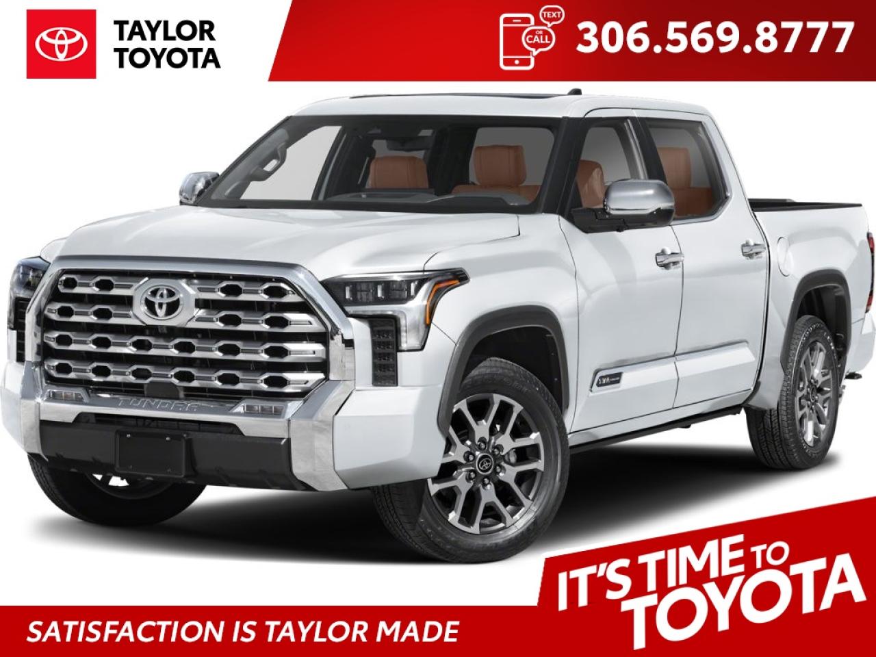 New 2026 Toyota Tundra Platinum 1794 Edition for sale in Regina, SK