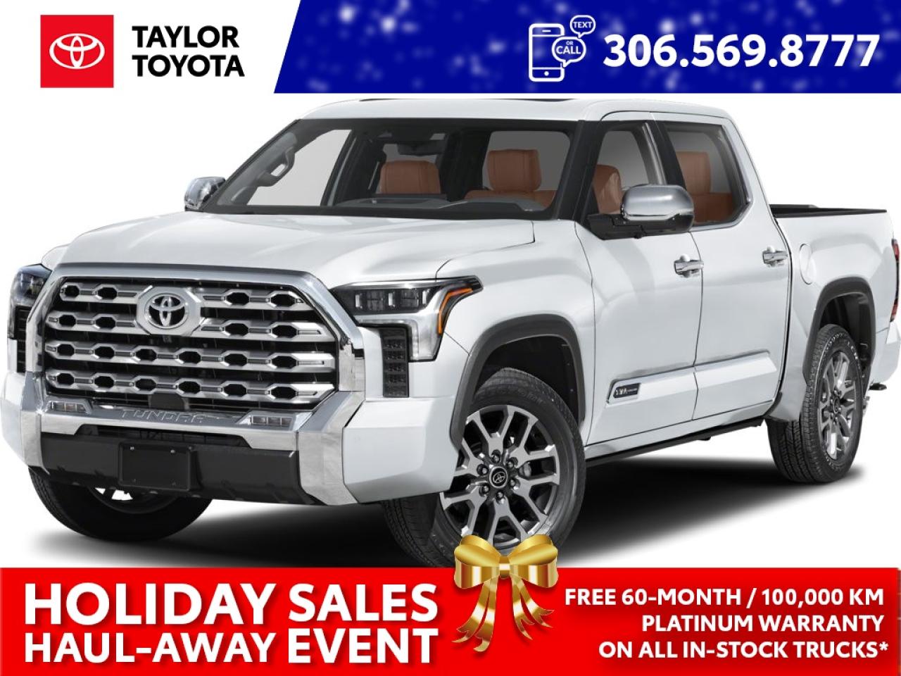 New 2026 Toyota Tundra Platinum 1794 Edition for sale in Regina, SK