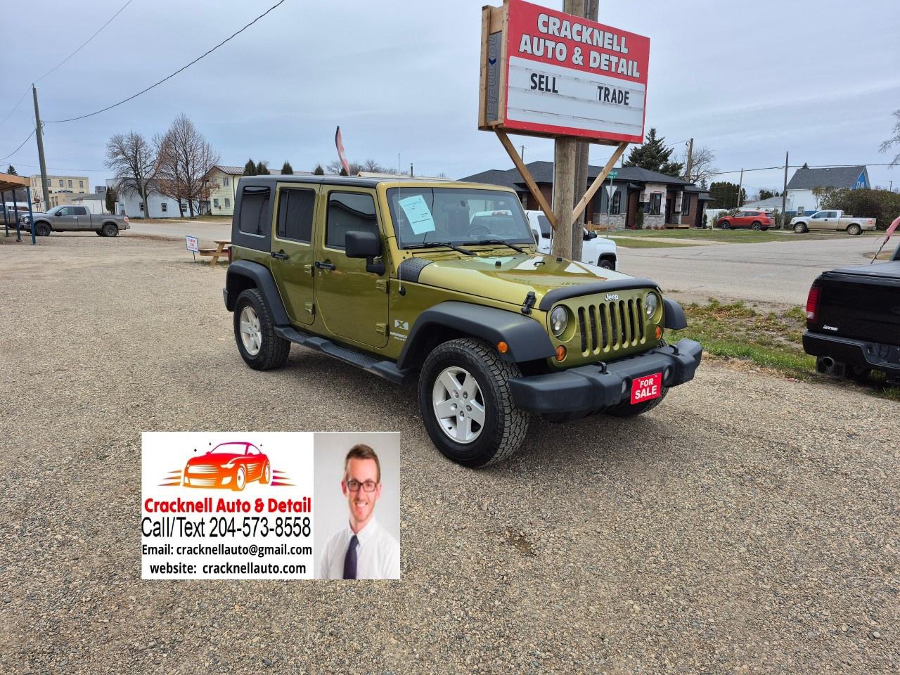 Used 2008 Jeep Wrangler 4WD 4dr Unlimited X for sale in Carberry, MB