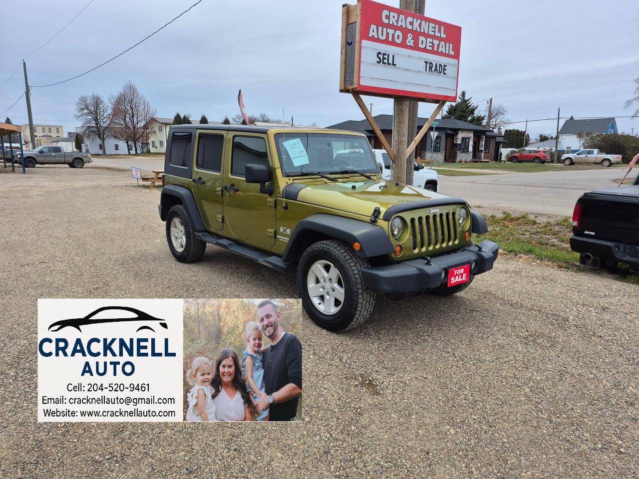 Used 2008 Jeep Wrangler 4WD 4dr Unlimited X for sale in Carberry, MB