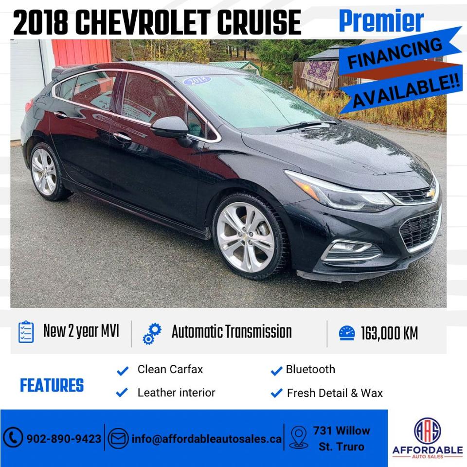 Used 2018 Chevrolet Cruze Premier for sale in Truro, NS