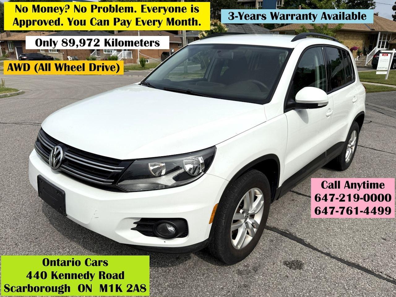 Used 2015 Volkswagen Tiguan Comfortline/Trendline/Highline/Special Edition for sale in Scarborough, ON
