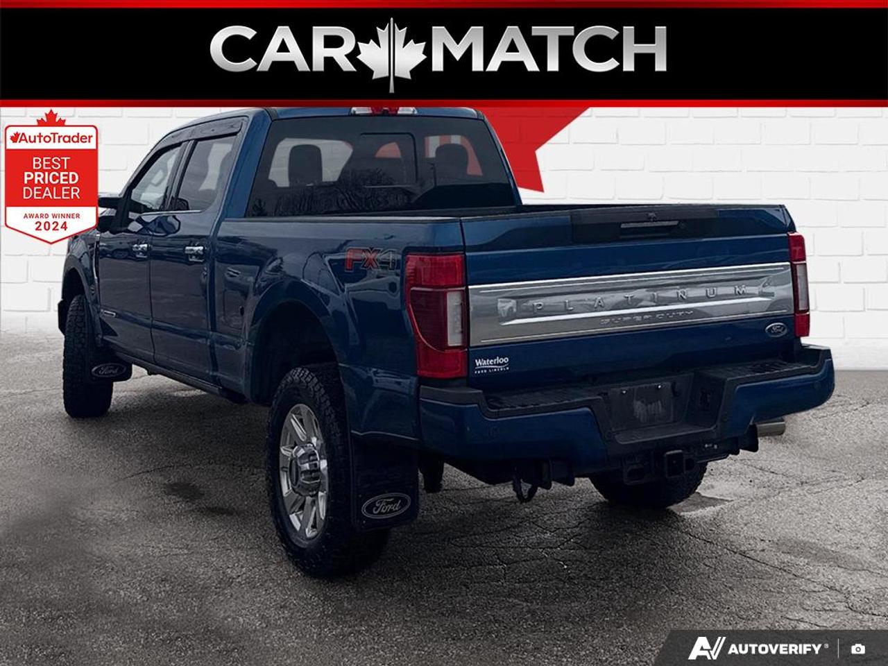 2022 Ford SUPER DUTY F-350 SRW PLATINUM / FX4 / LEATHER / NAV / 4X4 / PWR SEATS Photo