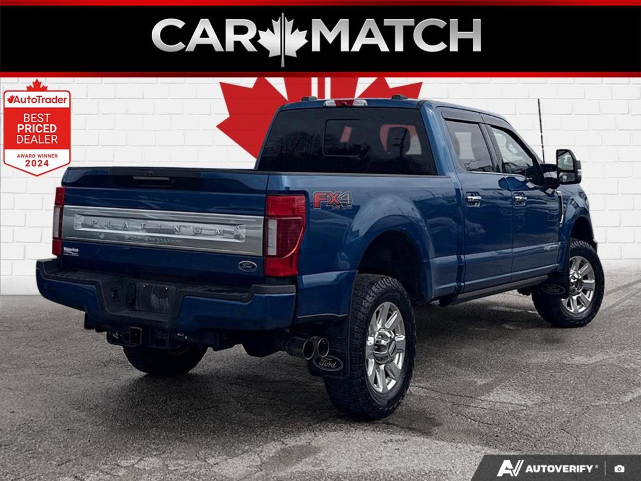 2022 Ford SUPER DUTY F-350 SRW PLATINUM / FX4 / LEATHER / NAV / 4X4 / PWR SEATS Photo