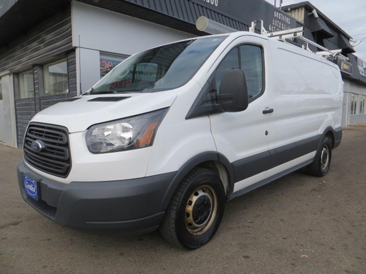 2018 Ford Transit CERTIFIED, 3.7L, dropdown ladder racks, SHELVES Photo2