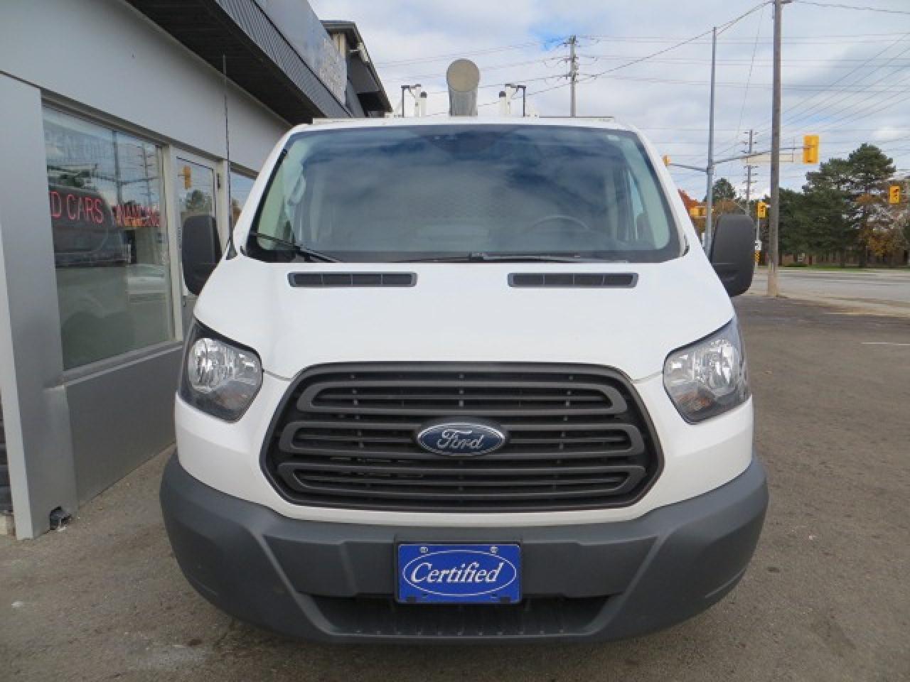 2018 Ford Transit CERTIFIED, 3.7L, dropdown ladder racks, SHELVES - Photo #2