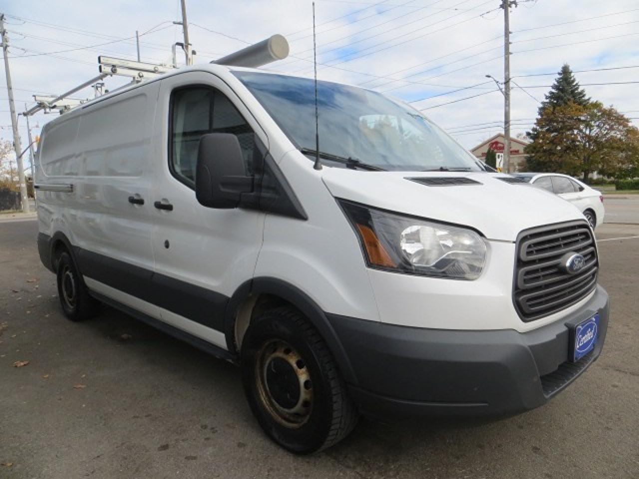 2018 Ford Transit CERTIFIED, 3.7L, dropdown ladder racks, SHELVES Photo