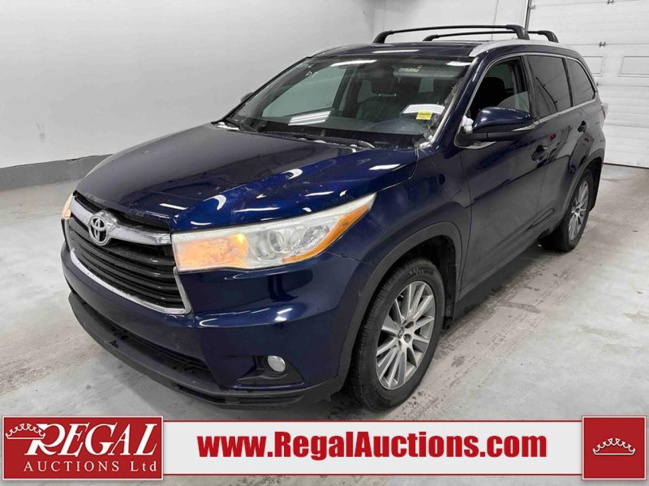 Used 2016 Toyota Highlander XLE for sale in Calgary, AB