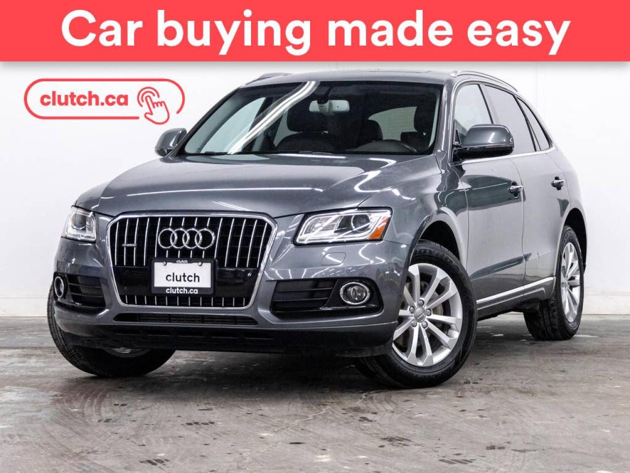 Used 2017 Audi Q5 Progressiv AWD w/ Front Heated Seats, Power Moonroof, Rearview Cam for sale in Toronto, ON