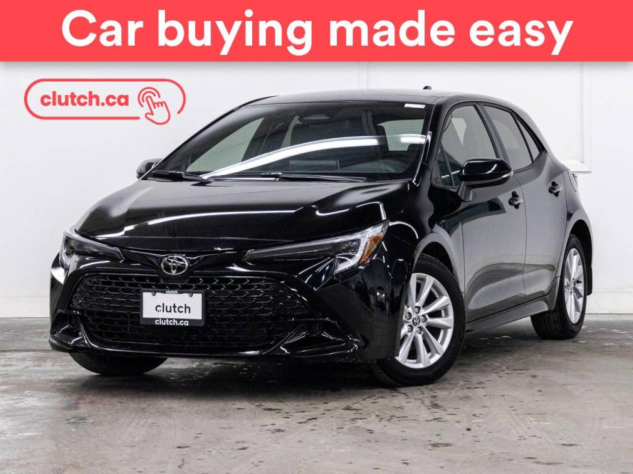 Used 2025 Toyota Corolla Hatchback Base CVT w/ SE Plus pkg w/ Apple CarPlay & Android Auto, Heated Front Seats, Rearview Cam for sale in Toronto, ON