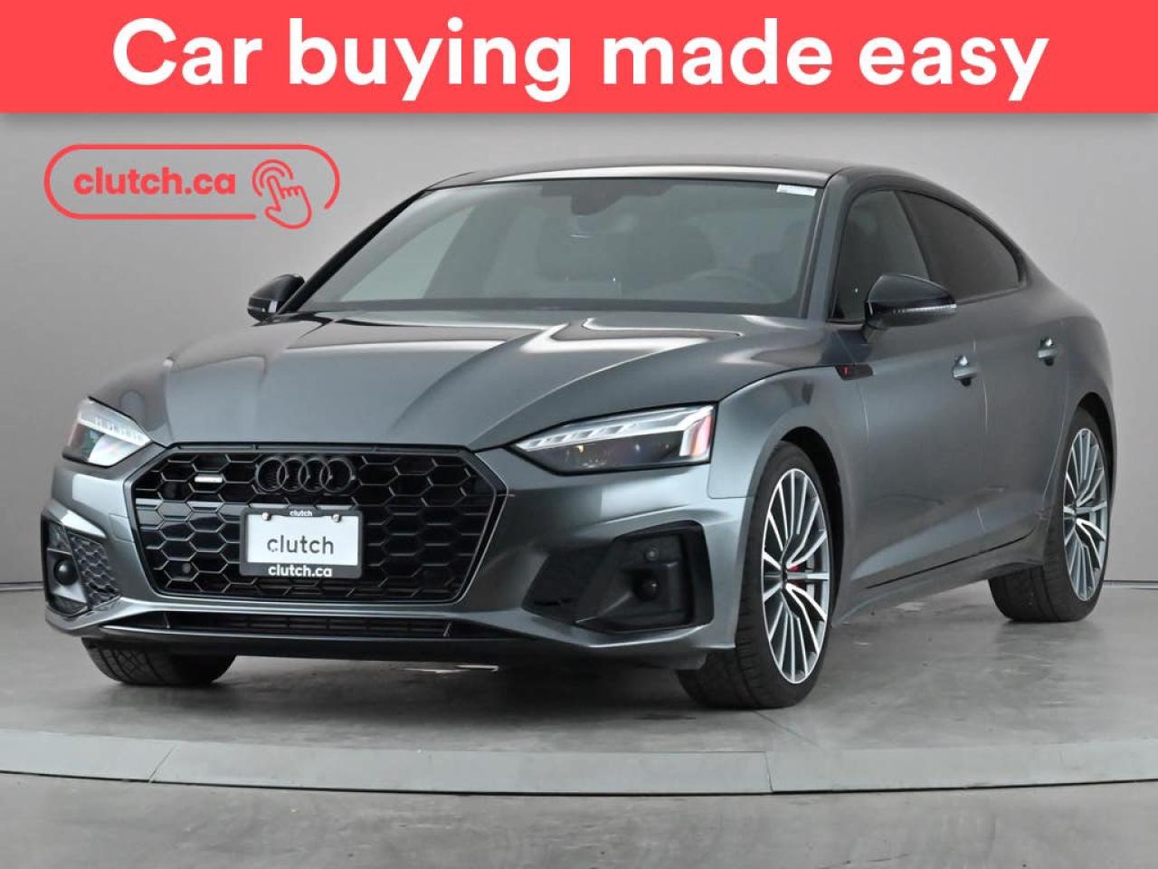 Used 2023 Audi A5 Sportback Pregressiv AWD w/ Apple CarPlay, Heated Front Seats, Rearview Cam for sale in Toronto, ON