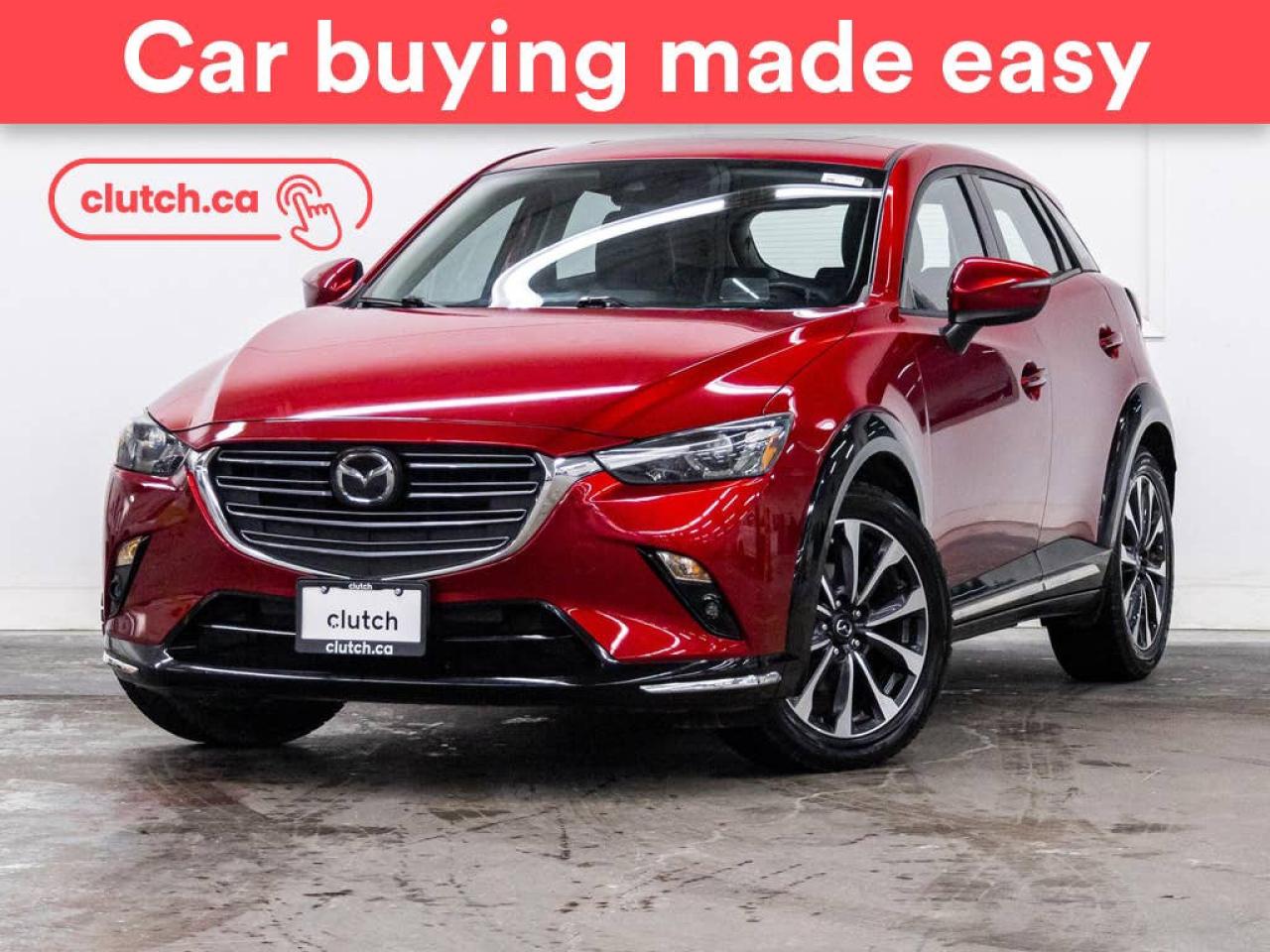 Used 2022 Mazda CX-3 GT AWD w/ Apple CarPlay & Android Auto, Power Moonroof, Nav for sale in Toronto, ON