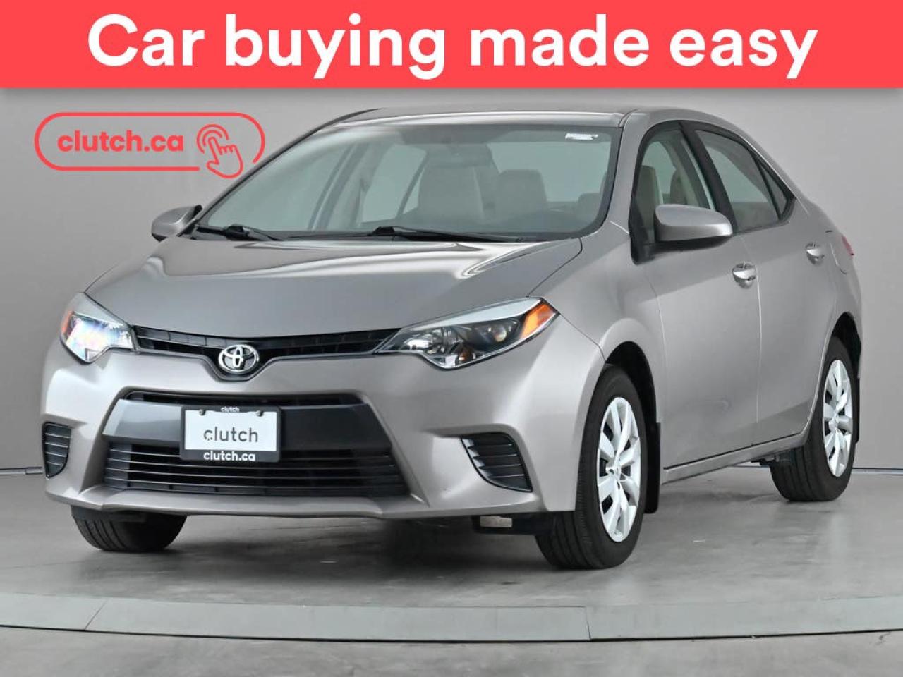 Used 2016 Toyota Corolla LE w/ Heated Front Seats, Rearview Camera, Cruise Control for sale in Toronto, ON