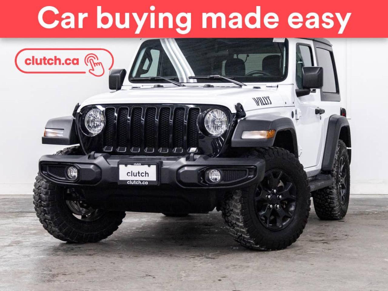 Used 2023 Jeep Wrangler Willys Sport 4X4 w/ Apple Carplay, Rearview Camera, Cruise Control for sale in Toronto, ON