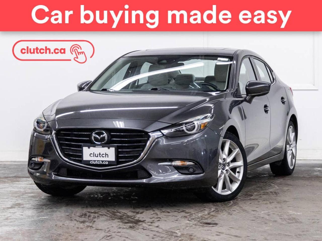 Used 2017 Mazda MAZDA3 GT w/ Premium Pkg w/ Power Moonroof, Nav, Heated Front Seats for sale in Toronto, ON