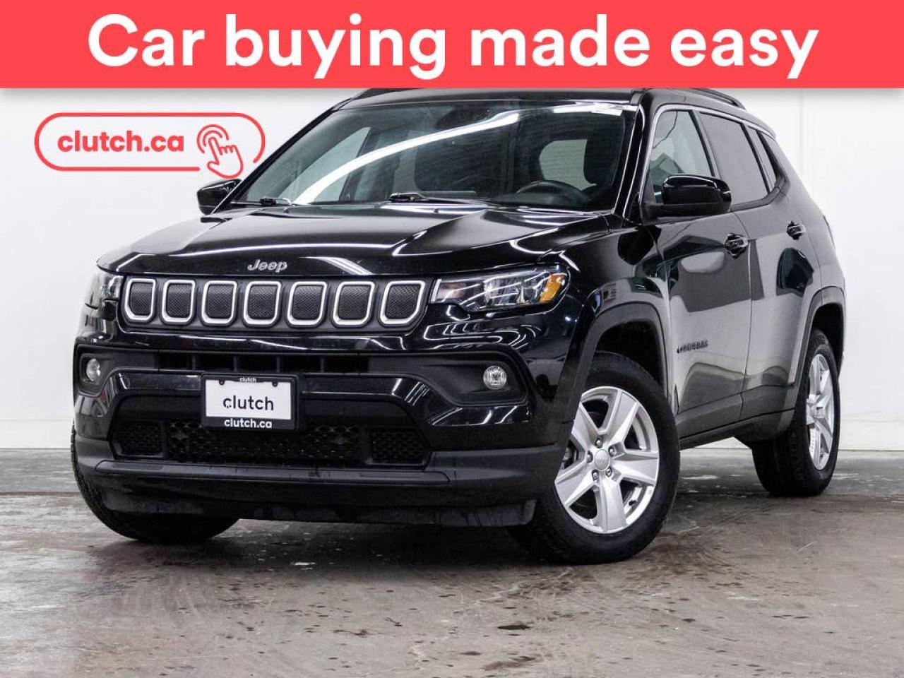 Used 2022 Jeep Compass North 4x4 w/ Apple CarPlay & Android Auto, Panoramic Moonroof, Nav for sale in Toronto, ON