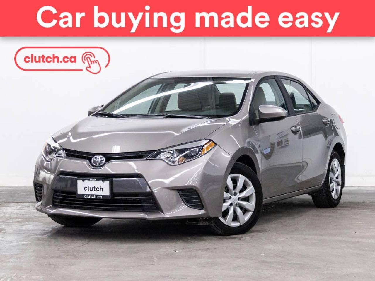 Used 2015 Toyota Corolla LE w/ Front Heated Seats, Rearview Cam, Climate Control for sale in Toronto, ON