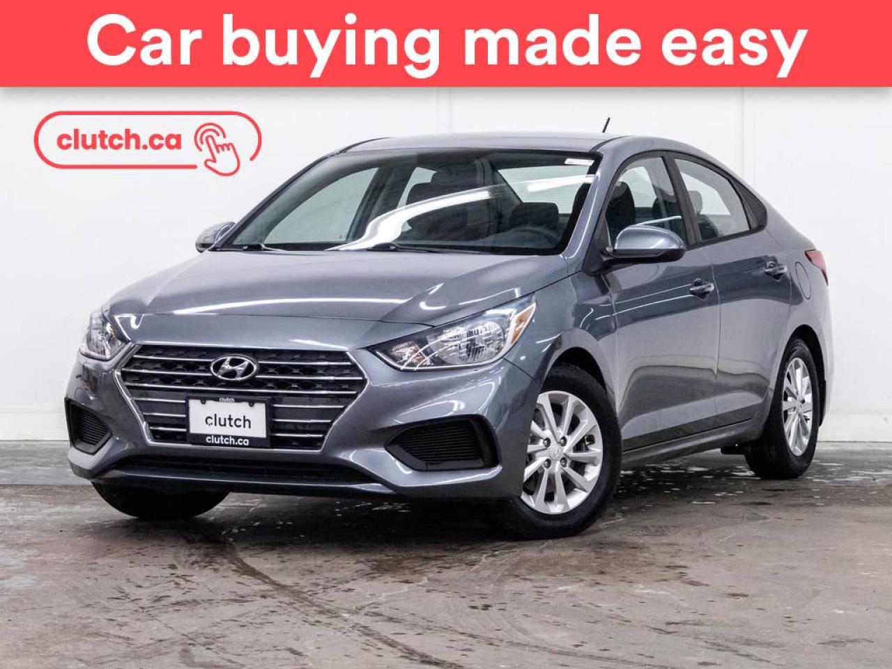 Used 2019 Hyundai Accent Preferred w/ Apple CarPlay & Android Auto, Heated Front Seats, Rearview Cam for sale in Toronto, ON