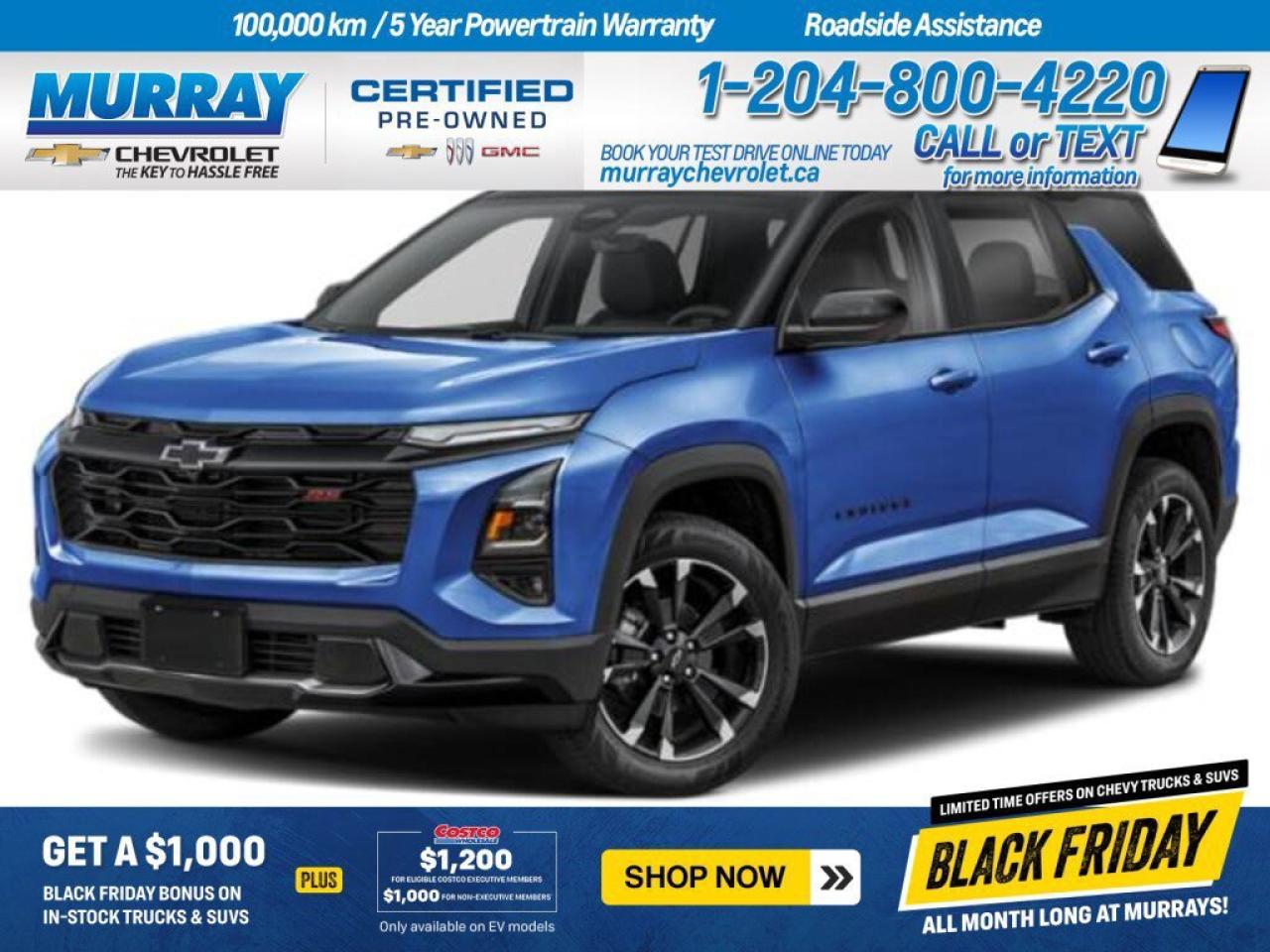 New 2026 Chevrolet Equinox AWD RS for sale in Winnipeg, MB