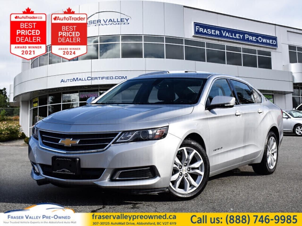 Used 2017 Chevrolet Impala LT  Well Kept • All-Weather FWD • CarPlay Nav for sale in Abbotsford, BC
