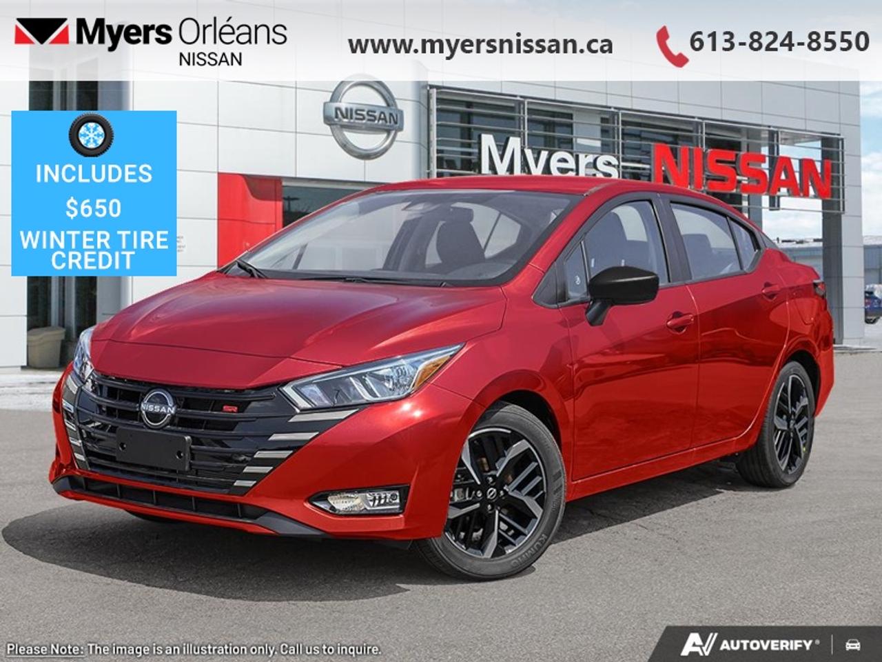 2025 Nissan Versa SR  FREE WINTER TIRES !! *** Photo