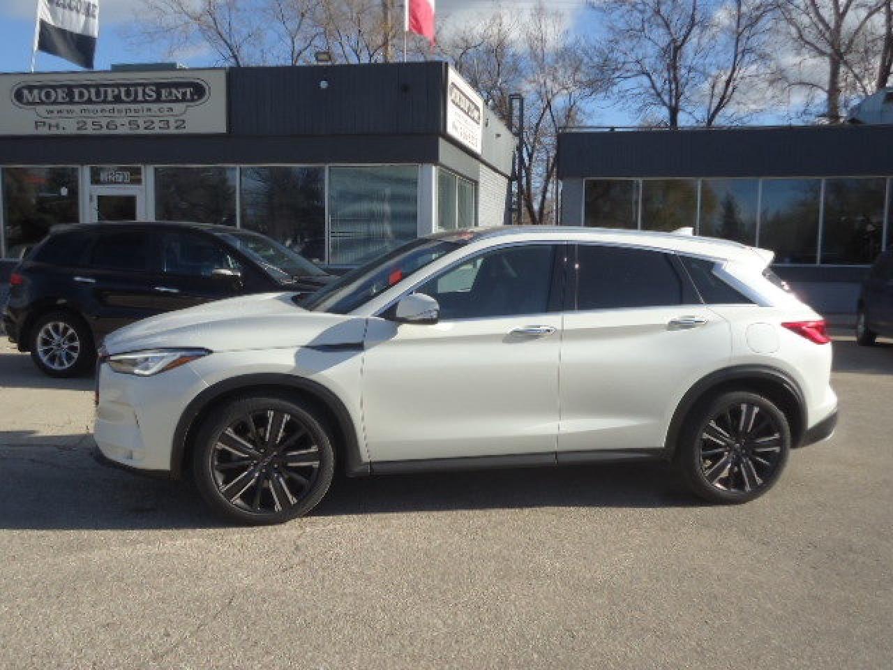 Used 2021 Infiniti QX50 LUXE  , LOCAL ONE OWNER ACCIDENT FREE!! for sale in Winnipeg, MB