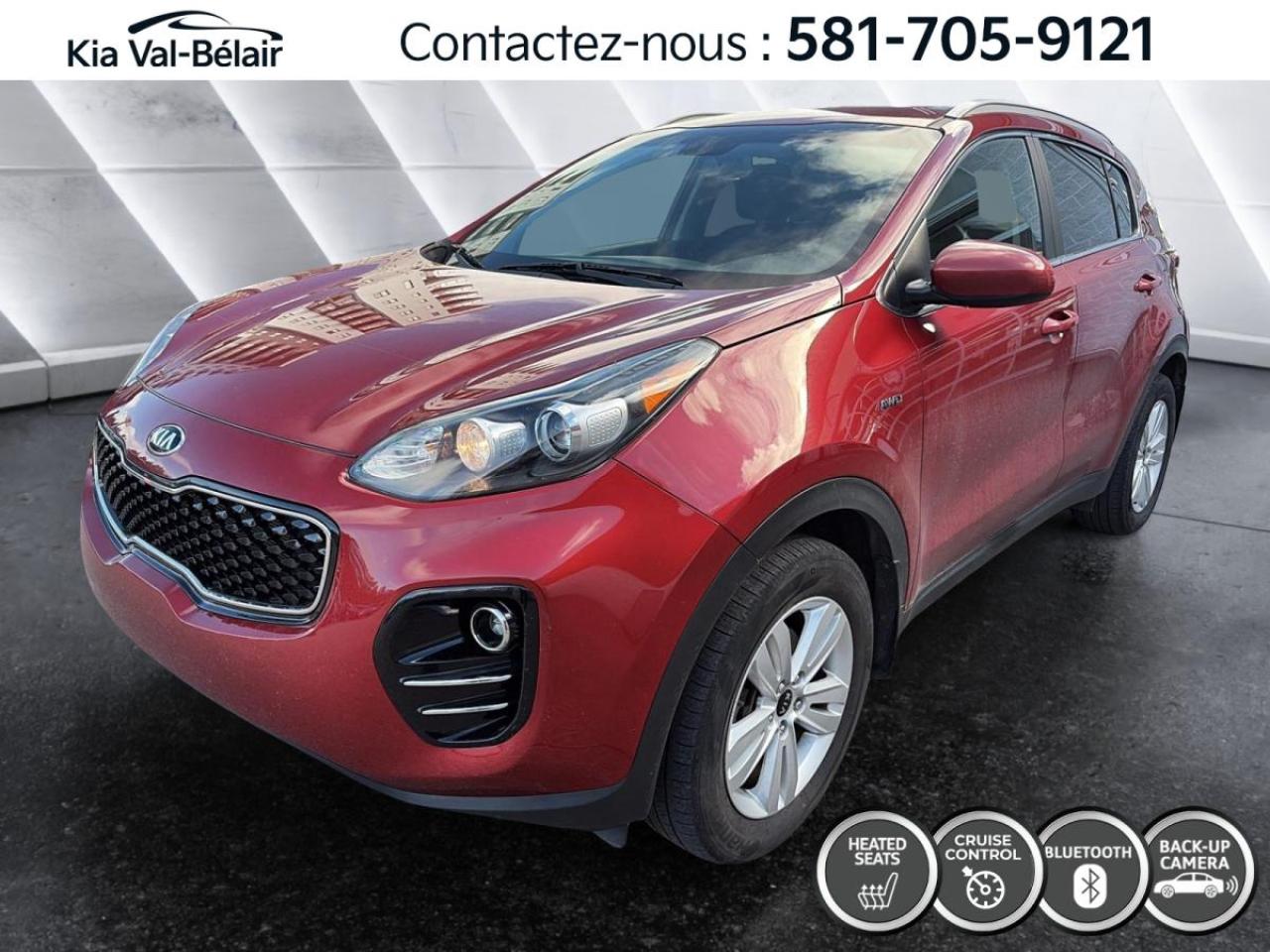 Used 2019 Kia Sportage LX *AWD *CRUISE *CAMERA *BLUETOOTH *SIEGES CHAUFF for sale in Québec, QC