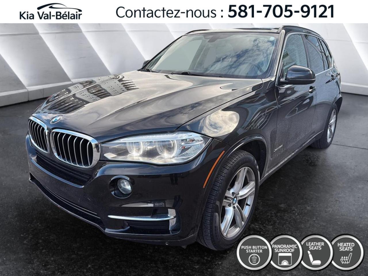 Used 2015 BMW X5 xDrive35i *AWD *V6 *300HP *GPS *CUIR *TOIT *SIÈGES CHAUFF for sale in Québec, QC
