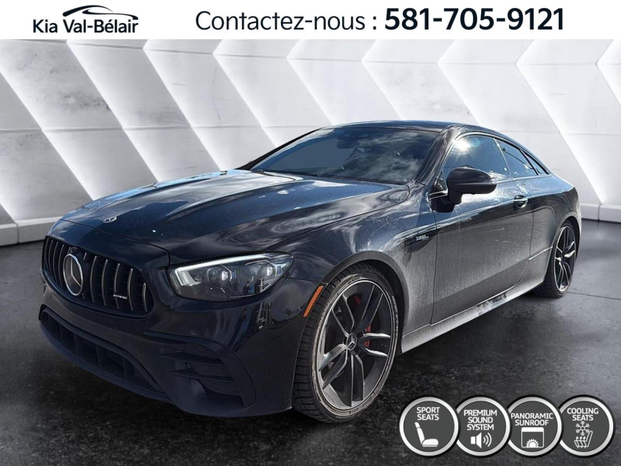 Used 2021 Mercedes-Benz E-Class 53 AMG E53 *AMG *COUPE *4MATIC+ *V6 *429HP *CUIR *TOIT *BURMESTER® for sale in Québec, QC