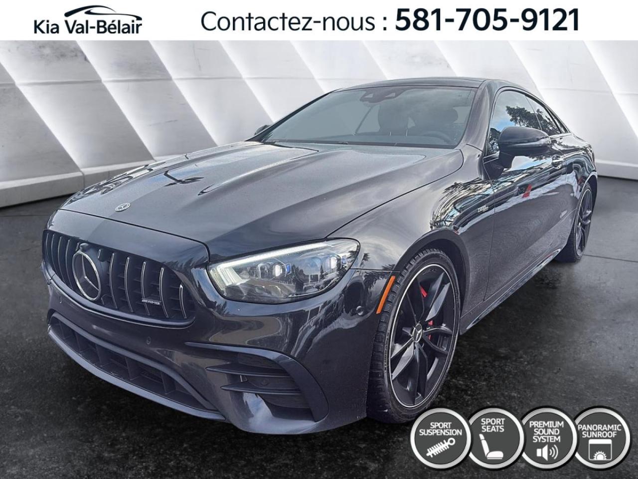 Used 2021 Mercedes-Benz E-Class 53 AMG E53 *AMG *COUPE *4MATIC+ *V6 *429HP *CUIR *TOIT *BURMESTER® for sale in Québec, QC