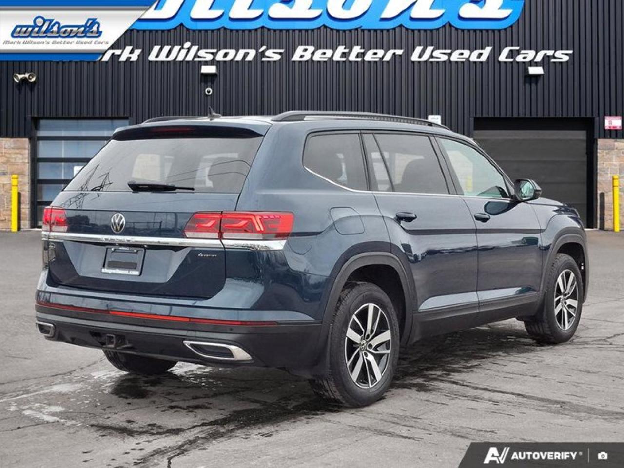2023 Volkswagen Atlas Comfortline AWD | Leather | Heated Seats | Power Liftgate | 3rd Row | Keyless Entry | CarPlay & More Photo