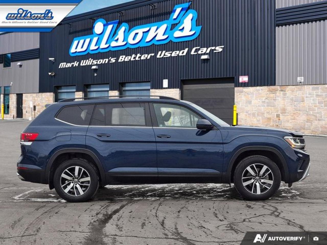 2023 Volkswagen Atlas Comfortline AWD | Leather | Heated Seats | Power Liftgate | 3rd Row | Keyless Entry | CarPlay & More Photo
