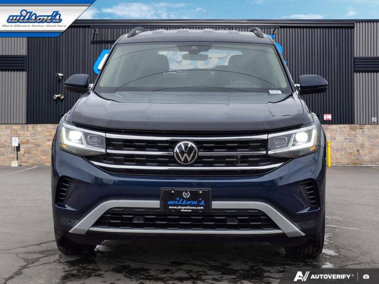 2023 Volkswagen Atlas Comfortline AWD | Leather | Heated Seats | Power Liftgate | 3rd Row | Keyless Entry | CarPlay & More Photo