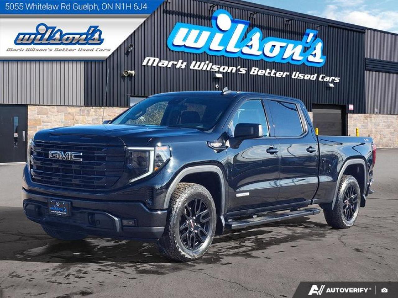 Used 2023 GMC Sierra 1500 Elevation Crew Cab | 4x4 | 5.3L V8 | X31 Off-Road | Heated Bucket Seats | CarPlay | Android Auto | for sale in Guelph, ON
