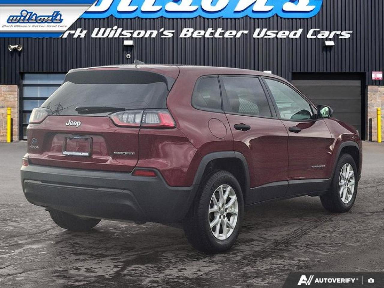 2019 Jeep Cherokee Sport 4WD | Heated Wheel + Seats | Remote Start | CarPlay + Android | Rear Camera | and More ! Photo