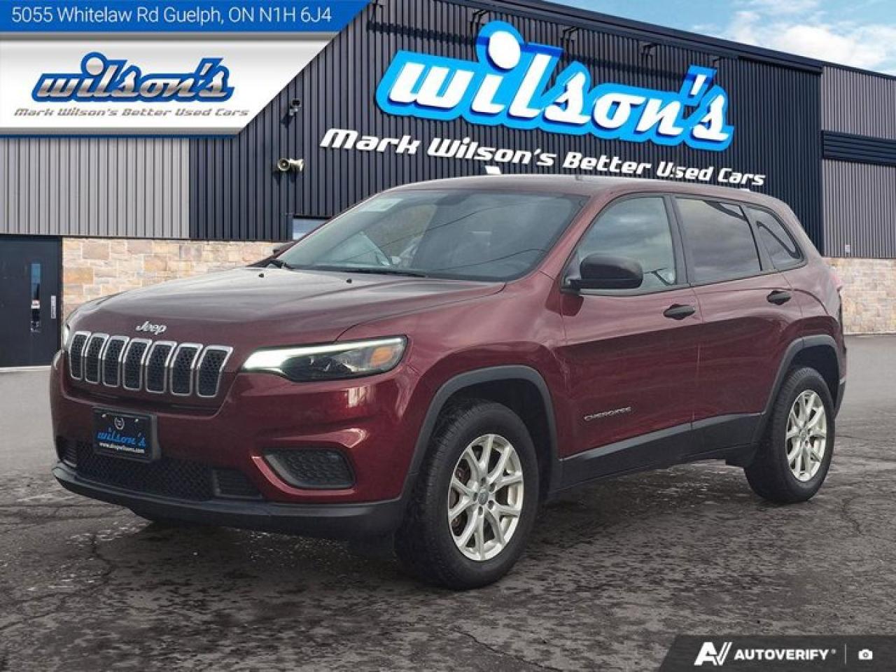 Used 2019 Jeep Cherokee Sport 4WD | Heated Wheel + Seats | Remote Start | CarPlay + Android | Rear Camera | and More ! for sale in Guelph, ON