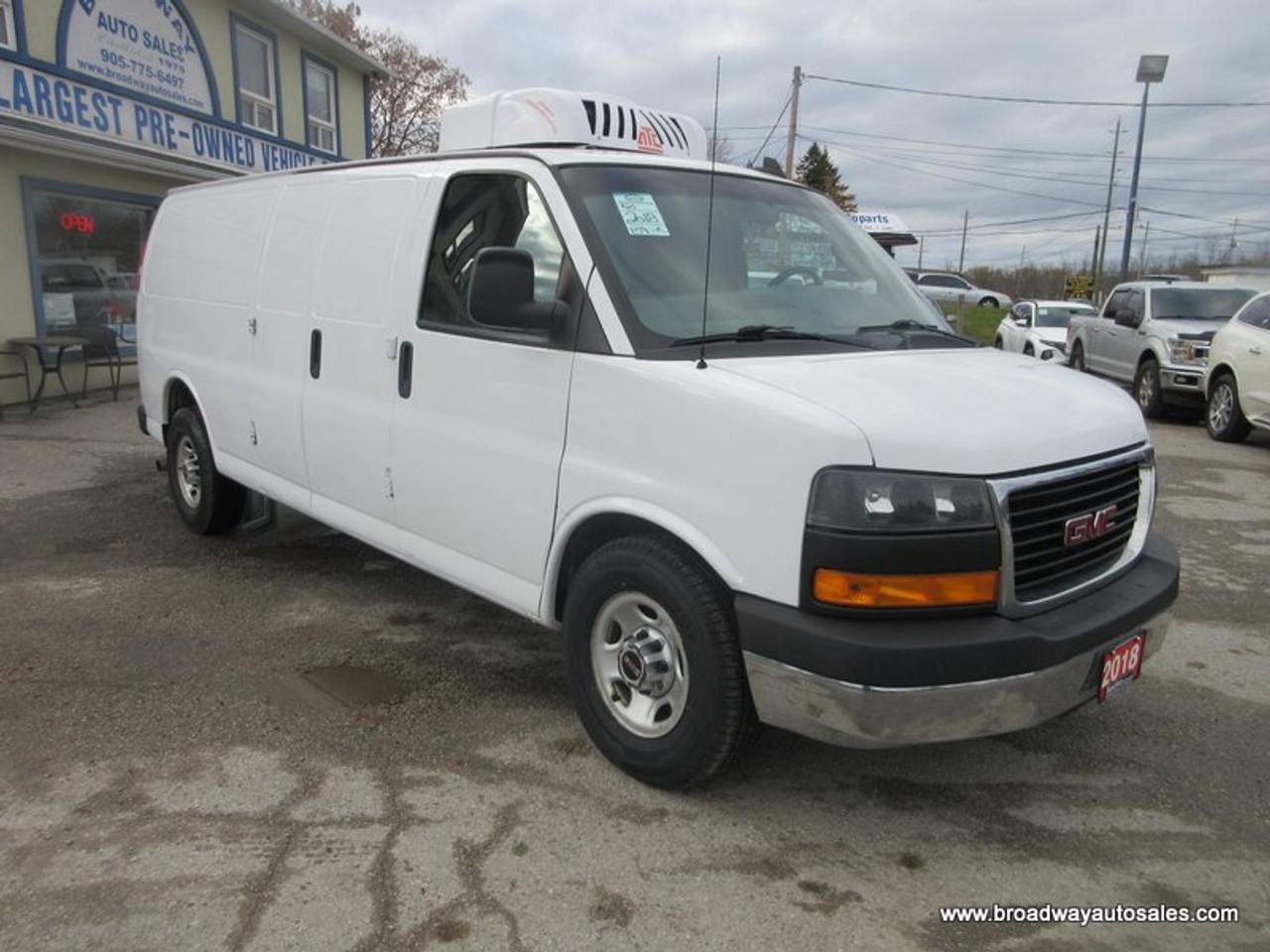 2018 GMC Savana 1-TON REFRIGERATED-CARGO 2 PASSENGER 6.0L - V8.. EXTENDED-CARGO-AREA.. REAR & SIDE BARN-DOOR-ENTRANCES.. AUX INPUT.. Photo