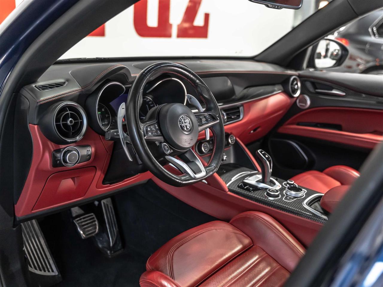 2021 Alfa Romeo Stelvio $299 BI WEEKLY $2500 DOWN| TI SPORT|Q4|CARBON EXT & INT|ADAPT CRUISE|HARMAN KARDON Photo