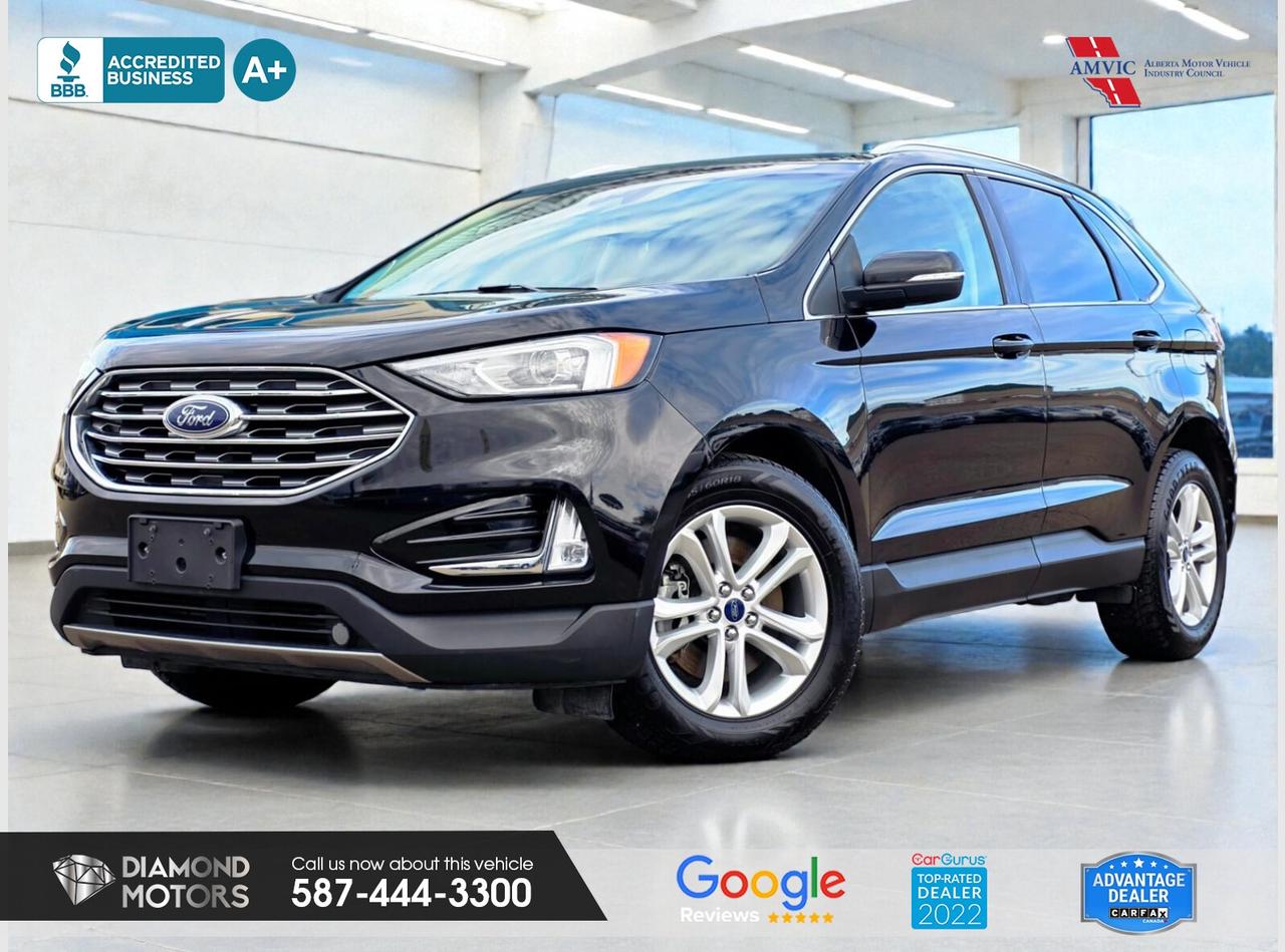 CLEARANCE PRICED  PRICED TO MOVE <br/> LIMITED TIME at Diamond Motors <br/> Drive away with a FREE 1-Year Warranty + low payments included at Listed Price. T&Cs Apply. <br/> 2L 4 CYLINDER ENGINE, HEATED SEATS, REMOTE STARTER, DUAL CLIMATE CONTROL, CRUISE CONTROL, KEYLESS ENTRY, POWER TAILGATE, POWER SEATS, AND MUCH MORE! <br/> <br/> <br/> Just Arrived 2019 Ford Edge SEL AWD Black has 118,889 KM on it. 2L 4 Cylinder Engine engine, All-Wheel Drive, Automatic transmission, 5 Seater passengers, on special price for $18,900.00. <br/> <br/> <br/> Book your appointment today for Test Drive. We offer contactless Test drives & Virtual Walkarounds. Stock Number: 25309 <br/> Disclosure: This vehicle was previously registered in MB. Vehicle has passed all required inspections in Alberta. The vehicle was owned by a vehicle rental business or used as a rental vehicle. <br/> At Diamond Motors, we are dedicated to providing you with an outstanding car-buying experience, offering quality pre-owned vehicles at prices that fit your budget. Our transparent and honest approach means you can expect straightforward guidance without any high-pressure sales tactics. We believe in building lasting relationships with our customers by offering personalized service tailored to your needs. From the moment you step onto our lot, our team is here to support you every step of the way, ensuring you leave confident in your decision. Trust, integrity, and customer satisfaction are the foundation of everything we do. <br/> <br/> <br/> Why choose us? <br/> <br/> Certified Pre-Owned Vehicles <br/> Family Owned & Operated <br/> Finance Available <br/> Extended Warranty <br/> Vehicles Priced to Sell <br/> No Pressure Environment <br/> Inspection & Carfax Report <br/> Professionally Detailed Vehicles <br/> Full Disclosure Guaranteed <br/> AMVIC Licensed <br/> BBB Accredited Business <br/> CarGurus Top-rated Dealer 2022 & 2024 <br/> <br/> <br/> Phone to schedule an appointment @ 587-444-3300 or simply browse our inventory online www.diamondmotors.ca or come and see us at our location at <br/> 3403 93 street NW, Edmonton, T6E 6A4 <br/> <br/> <br/> To view the rest of our inventory: <br/> www.diamondmotors.ca/inventory <br/> <br/> <br/> This dealership provides all required disclosures in accordance with AMVIC regulations. A completed Mechanical Fitness Assessment and its associated inspection work order will be supplied with every vehicle. A Carfax (or equivalent) vehicle history report will also be provided, including available information on previous damage, accident history, stolen or salvage status, and jurisdictional records. <br/> Customers are encouraged to review all vehicle features, options, and equipment for accuracy prior to purchase. <br/>