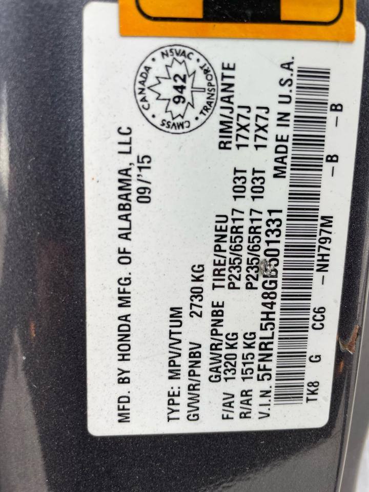 2016 Honda Odyssey EX - Photo #20