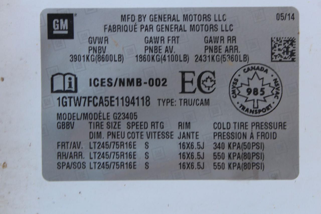 2014 GMC Savana Cargo Van  Photo