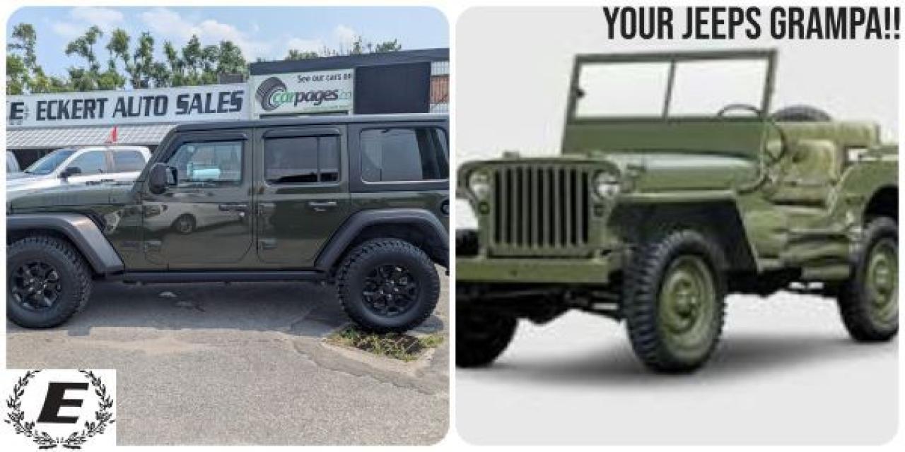 Used 2022 Jeep Wrangler Unlimited Willys WITH NAVIGATION!! for sale in Barrie, ON