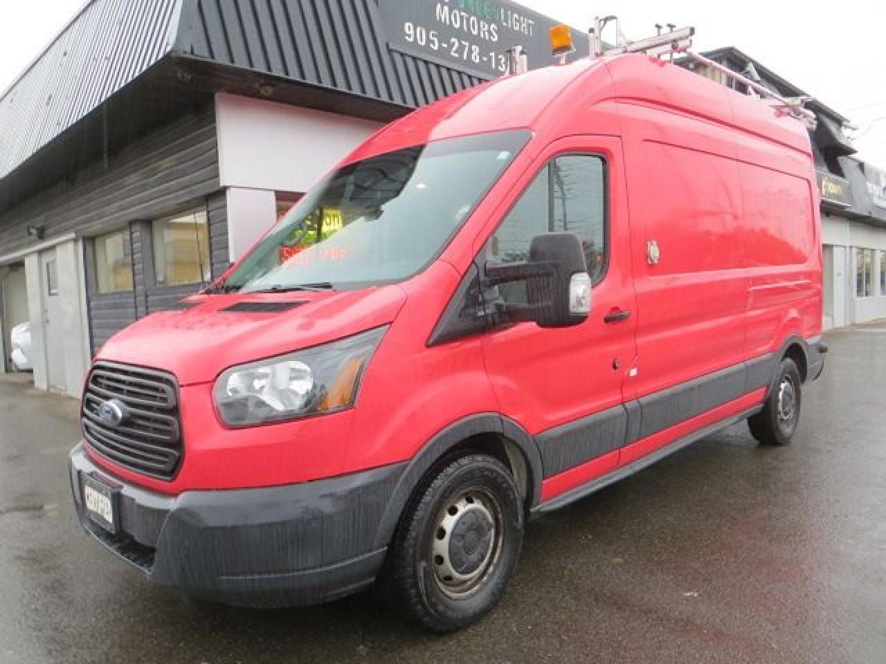 2015 Ford Transit Cargo Van CERTIFIED, 3.7L, HI ROOF,107K, LADDER RACKS,SHELVE - Photo #2
