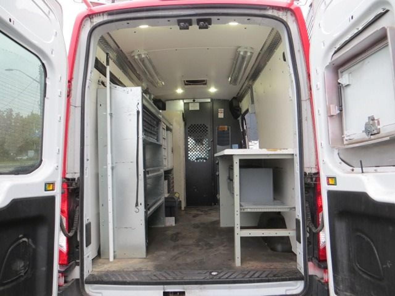 2015 Ford Transit Cargo Van CERTIFIED, 3.7L, HI ROOF,107K, LADDER RACKS,SHELVE - Photo #14