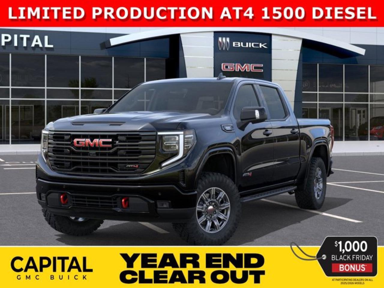 New 2026 GMC Sierra 1500 Crew Cab AT4 for sale in Edmonton, AB