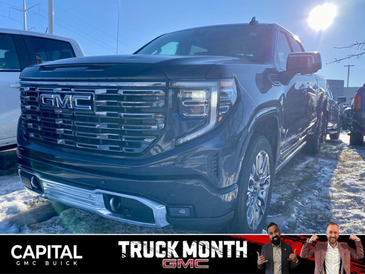 CHECK OUT THIS 2026 Limited Production DENALI ULTIMATE Sierra 1500 with the 6.2L Engine. Equipped with 16-way power front seats including MASSAGE feature, Handsfree Super Cruise, Bose Premium Stereo, the EXCLUSIVE Luxury Alpine Umber Interior, 22 Aluminum, Midnight with Chrome Inserts wheels, power-retractable assist steps with perimeter lighting, Power sunroof, Advanced Technology package, adaptive cruise, rear camera mirror, heads-up display, VADER CHROME and much much more!Ask for the Internet Department for more information or book your test drive today! Text 825-445-0521 for fast answers at your fingertips!AMVIC Licensed Dealer - Licence Number B1044900Disclaimer: All prices are plus taxes and include all cash credits and loyalties. See dealer for details. AMVIC Licensed Dealer # B1044900