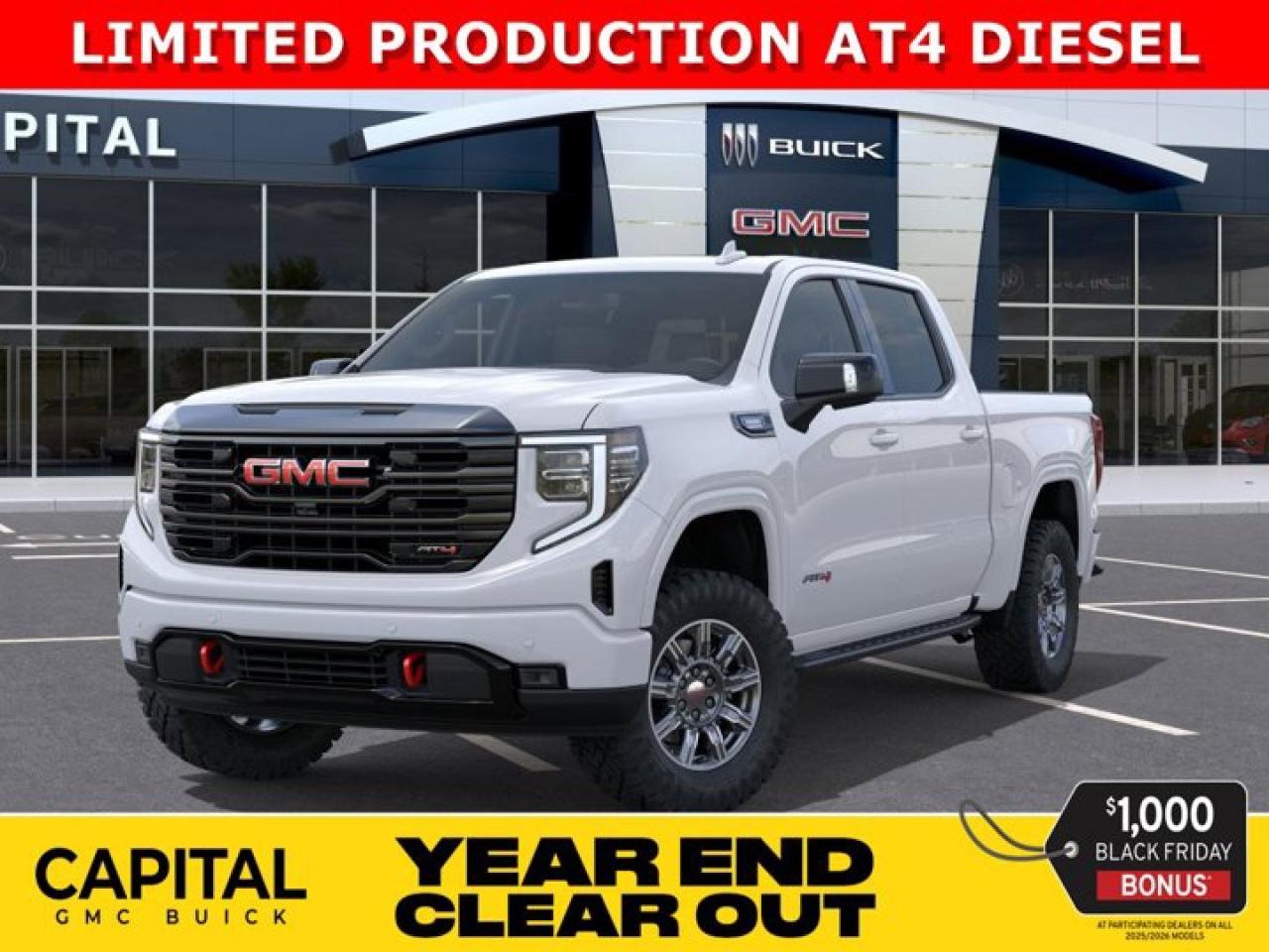 New 2026 GMC Sierra 1500 Crew Cab AT4 for sale in Edmonton, AB