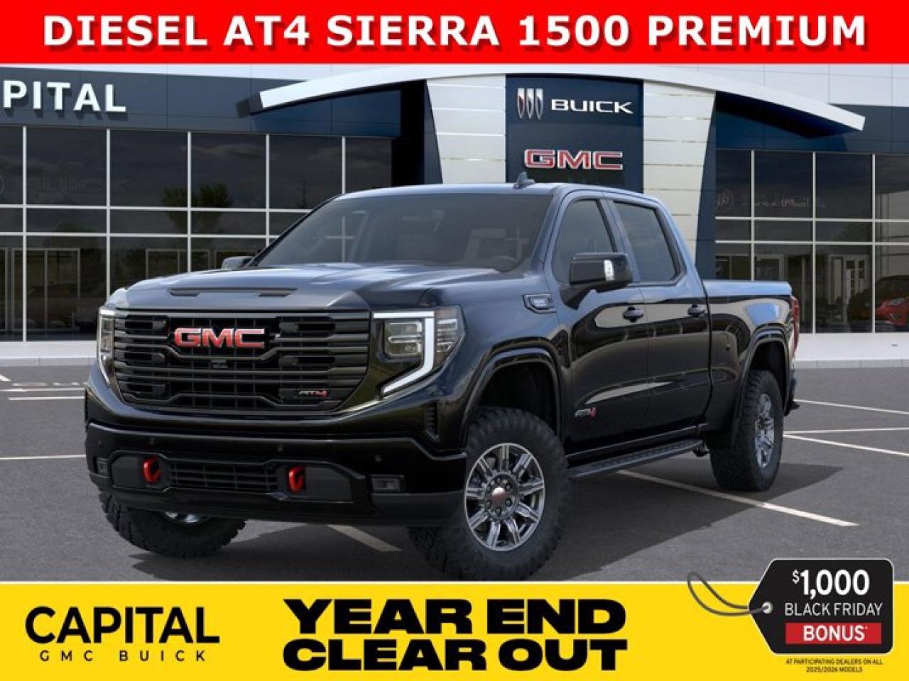 New 2026 GMC Sierra 1500 Crew Cab AT4 for sale in Edmonton, AB