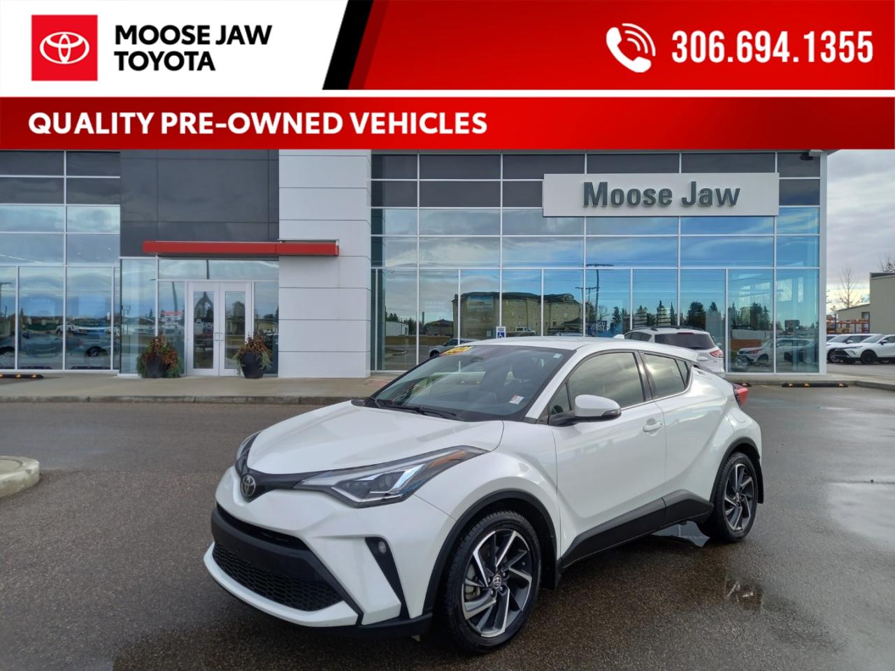 Used 2021 Toyota C-HR Low mileage and loaded with features! The 2021 C-HR Limited delivers bold styling, premium comfort, and advanced tech in a fun-to-drive compact SUV. for sale in Moose Jaw, SK